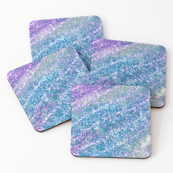 Item preview, Cosmic all over print in teal and purple designed and sold by Kandoart.
