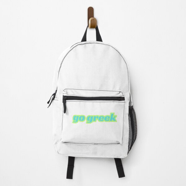 Item preview, Go Greek Neon Blue and Green designed and sold by bubblesjpeg.