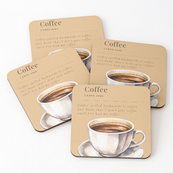 Item preview, Coffee = Eeffoc designed and sold by TheLoadingPetal.