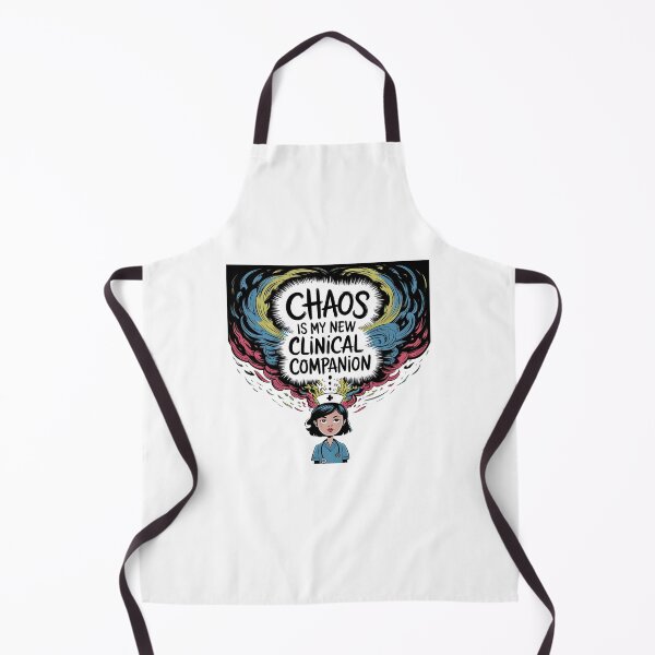 Item preview, Chaos Is My New Clinical Companion | Funny Student Nurse designed and sold by CuteDesignables.