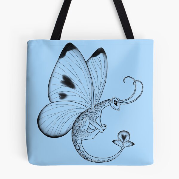 Item preview, Butterfly Fairy Dragon illustration designed and sold by Yarn Wolf Creations.