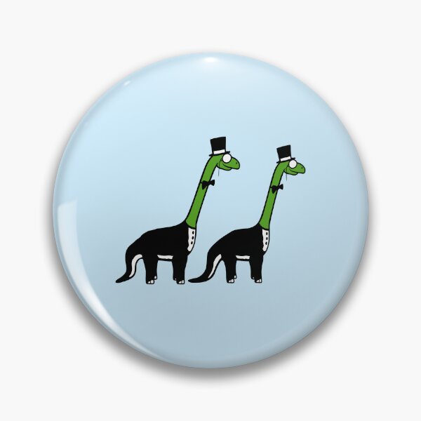 Item preview, 2 Brachiosaurus Sir Gentleman Team rich Monocle Glasses Top Hat designed and sold by shirt-o-mat.