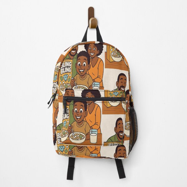Item preview, Bling Bling Cereal Black Family Cartoon vintage Art designed and sold by ReyDeLaCalle.