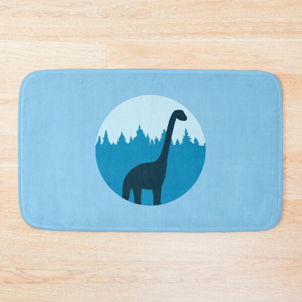 Item preview, Trees Nature Brachiosaurus Long Neck Dinosaur Round Logo designed and sold by shirt-o-mat.