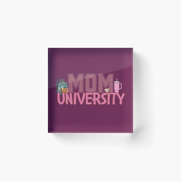 Item preview, Mom University| Diaper Bag, Stanley Cup & Teddy Bear Design designed and sold by JDreaming.