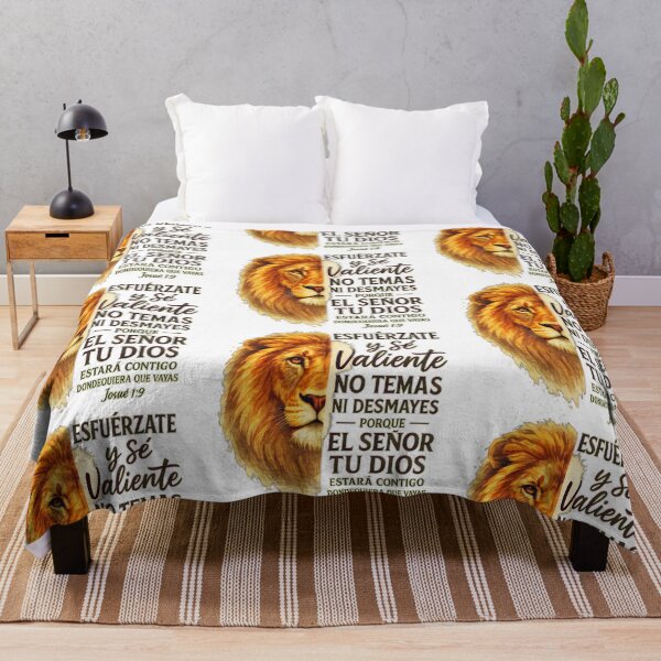 Item preview, Be Strong and Courageous – Inspiring Lion (Joshua 1:9) By COLORALMY designed and sold by Coloralmy.