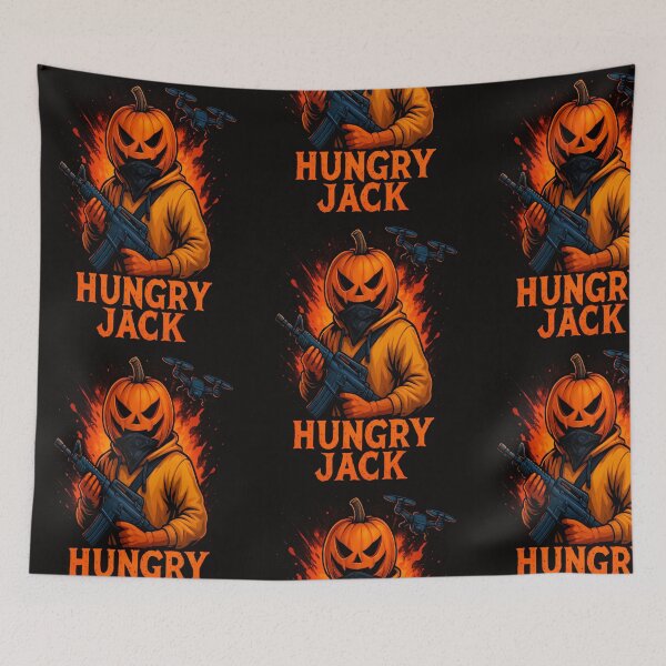 Item preview,  “Scary Pumpkin Villain – Halloween Gunman Horror Art designed and sold by ReyDeLaCalle.