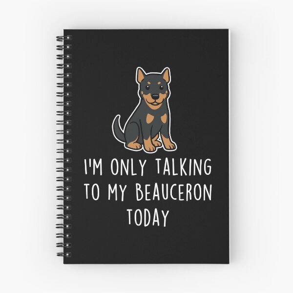 Item preview, Beauceron Cropped Dog Talking To designed and sold by Clara Hollins.