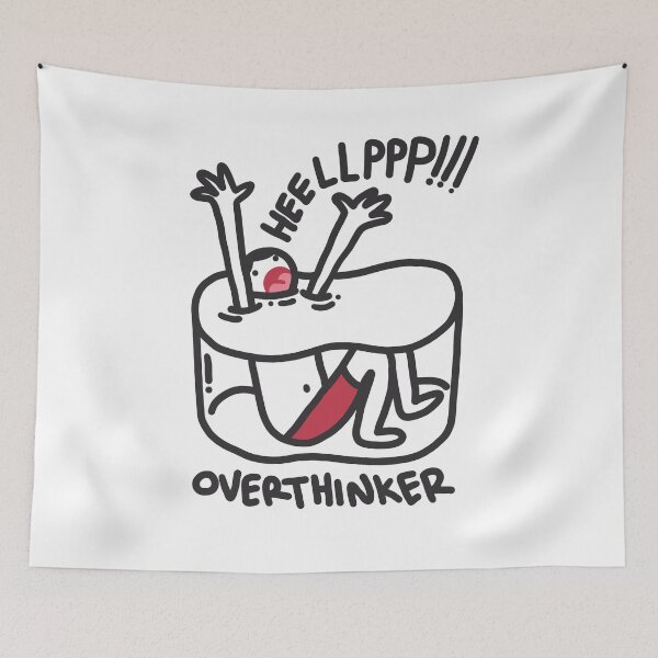 Item preview, OVERTHINKER designed and sold by RNASstuff.