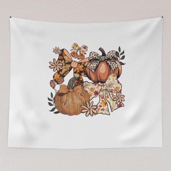 Item preview, Floral Fall Pumpkin Coquette designed and sold by Kentkroon.