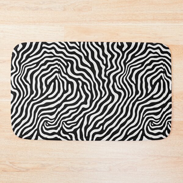 Item preview, Wild Zebra Stripe Black & White designed and sold by CUSTOMPRESS.