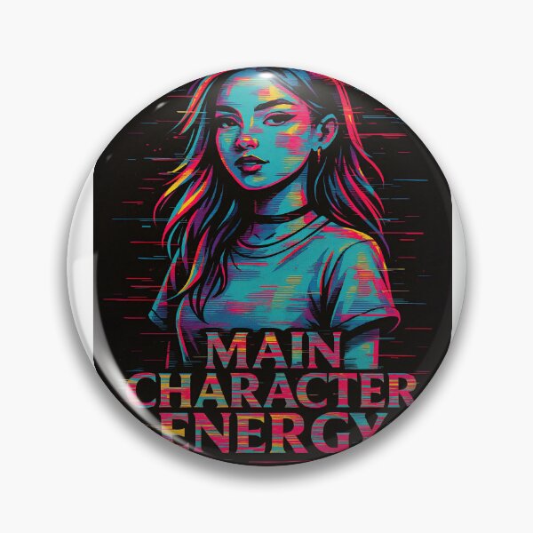 Item preview, “Glitchcore Heroine – Main Character Energy designed and sold by ReyDeLaCalle.