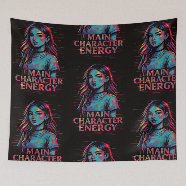 Item preview, “Glitchcore Heroine – Main Character Energy designed and sold by ReyDeLaCalle.