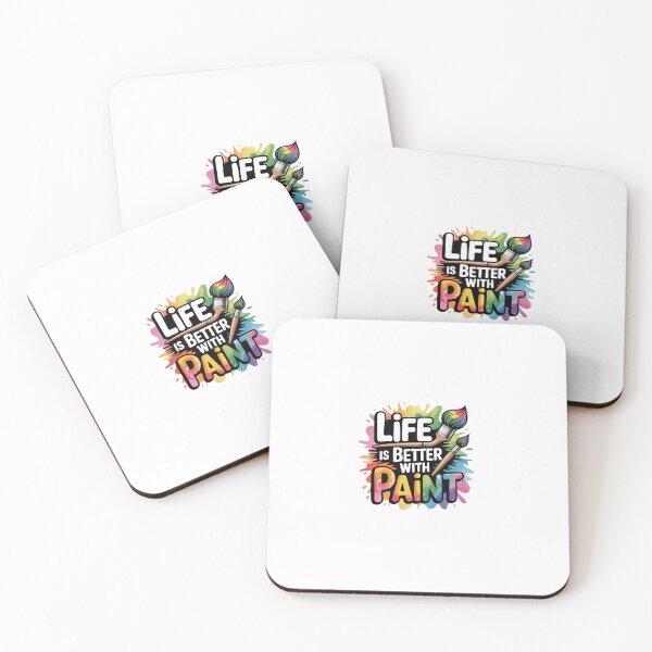 Item preview, Life is Better with Paint – Artist & Painter T-Shirt / Sticker designed and sold by Muzgle.