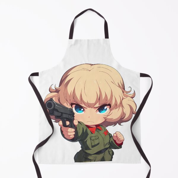 Item preview, Katyusha Girls und Panzer Anime Chibi Gun designed and sold by justnickthings.