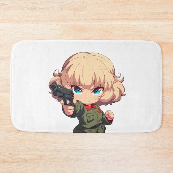 Item preview, Katyusha Girls und Panzer Anime Chibi Gun designed and sold by justnickthings.