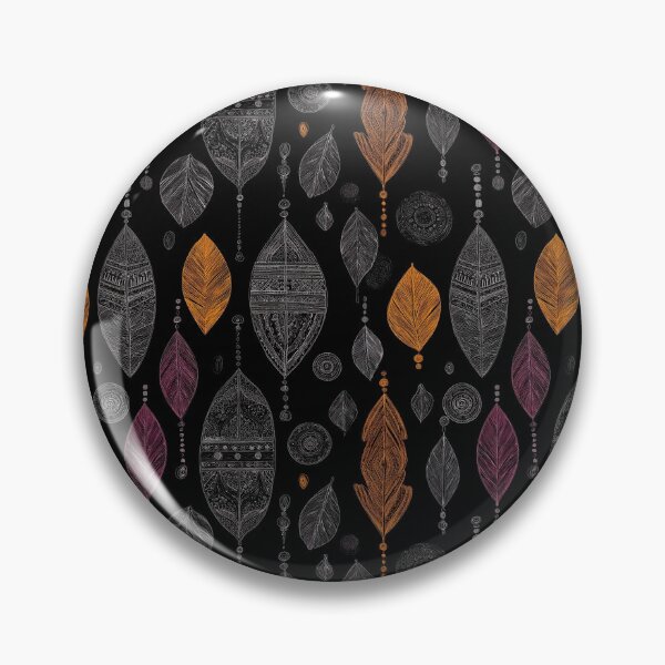Aperçu de l'œuvre Motif de gouttelettes de feuilles d'automne et de motifs automnaux créée et vendue par LabMandala.