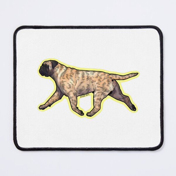Item preview, Fawn brindle bullmastiff designed and sold by Rhia4rt.