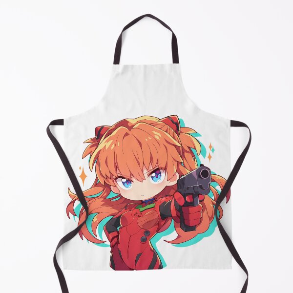 Item preview, Asuka Langley Soryu Neon Genesis Evangelion Kawaii Chibi Anime Girl designed and sold by justnickthings.