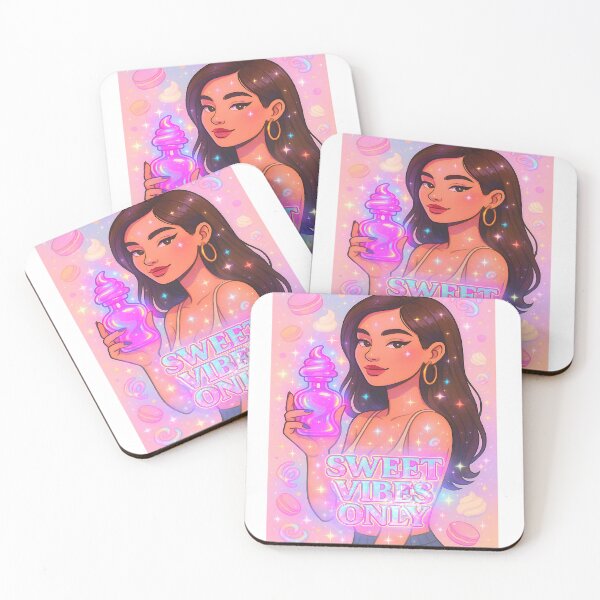 Item preview, “Kawaii Perfume Girl – Sweet Vibes Only” designed and sold by ReyDeLaCalle.