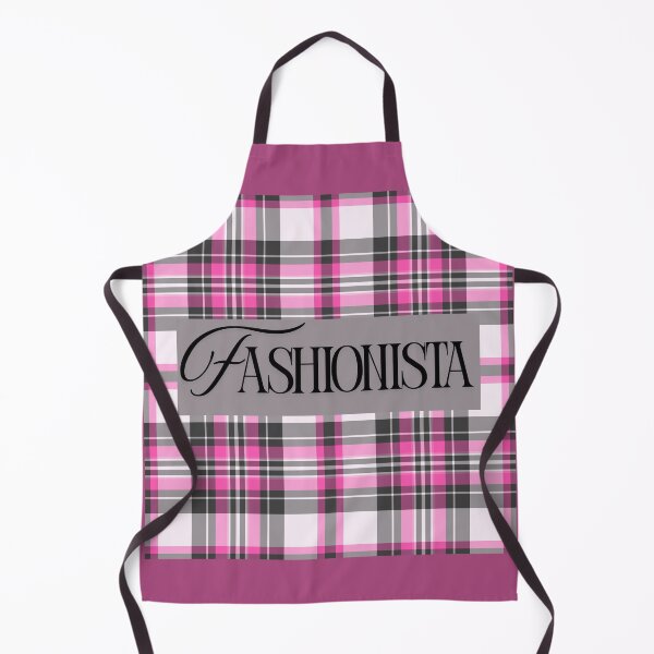Item preview, Fashionista Script on Plaid designed and sold by Vibrant Threads.
