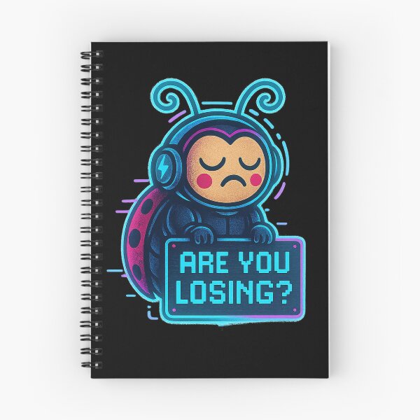 Item preview, Neon Ladybug Gamer - Are You Losing? - Funny Gaming Meme designed and sold by Derpy Lab .