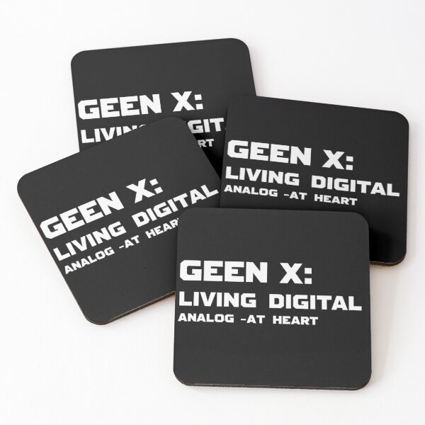 Item preview, Gen x living digital analog at heart  designed and sold by Hikmoi.