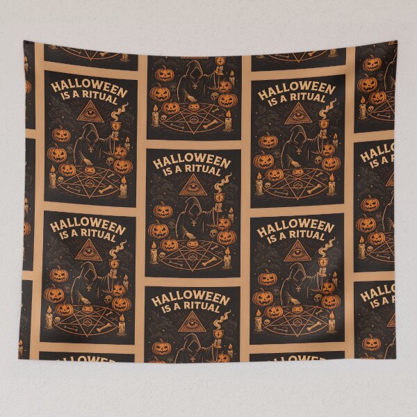 Item preview, “Witchcraft Ritual Vintage Halloween | Occult Aesthetic Spooky Art designed and sold by ReyDeLaCalle.