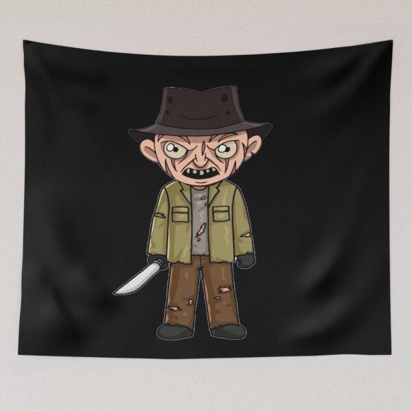 Item preview, Creepy Cartoon Killer with Knife – Horror Character Illustration designed and sold by Josinta.