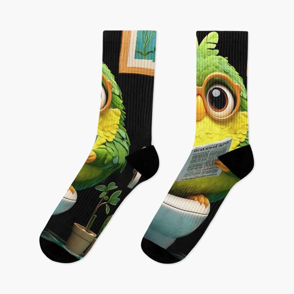 Item preview, Parrot Glasses Reading Vivid Bathroom Charm designed and sold by TanglenRabbit.