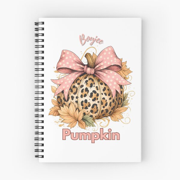Item preview, Boujee Pumpkin Leopard Print Pink Bow Fall Aesthetic designed and sold by 2SassyBritts.