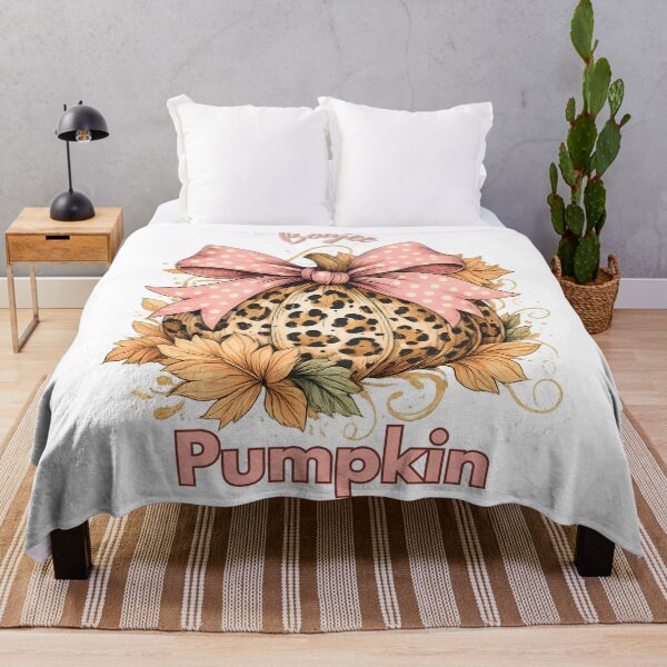 Item preview, Boujee Pumpkin Leopard Print Pink Bow Fall Aesthetic designed and sold by 2SassyBritts.