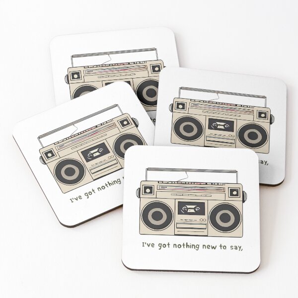 Item preview, Boombox Without Anything to Say designed and sold by Personafic.
