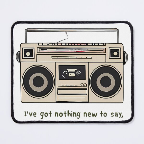 Item preview, Boombox Without Anything to Say designed and sold by Personafic.