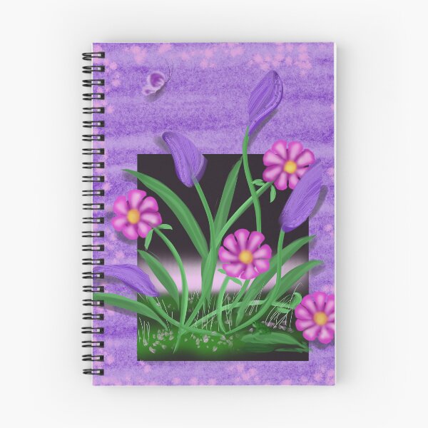 Item preview, Flowers in the Wall, Pink designed and sold by Nightflyer Art.