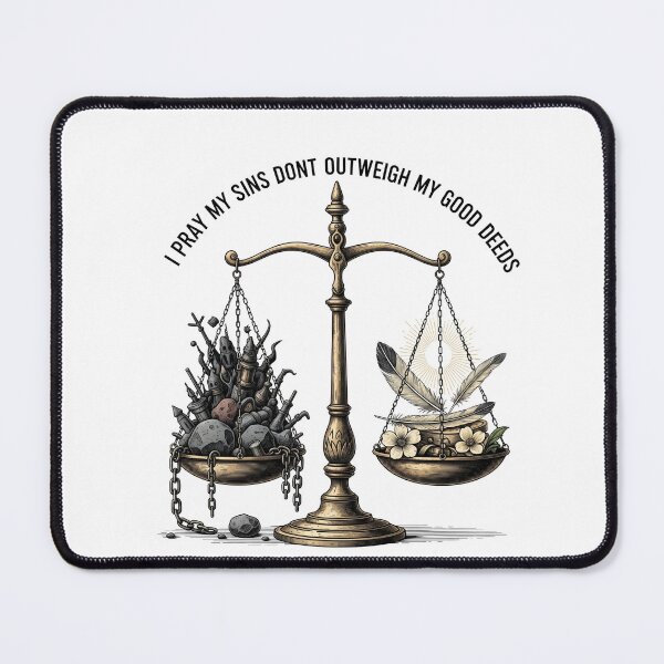 Item preview, Sins vs. Good Deeds Scales of Justice designed and sold by APStyles.
