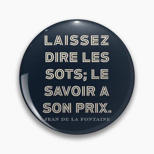 Item preview, Jean de La Fontaine: Laissez dire les sots; le savoir a son prix. designed and sold by artbleed.