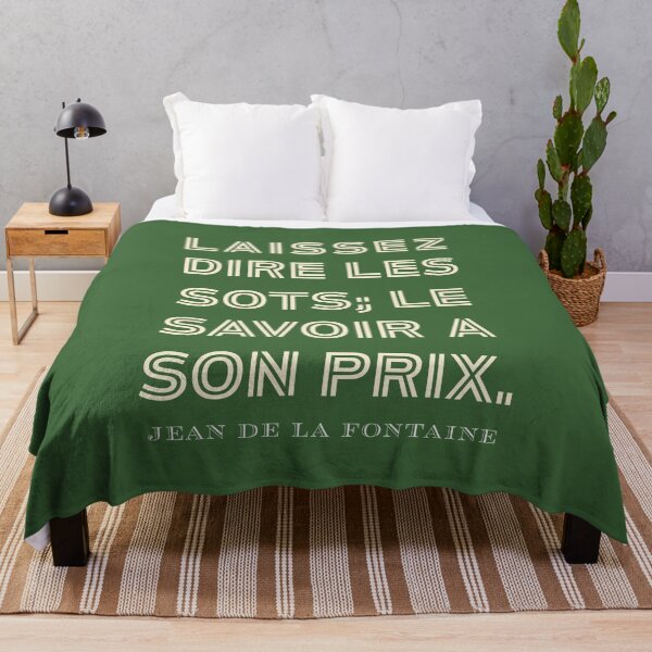 Item preview, Jean de La Fontaine: Laissez dire les sots; le savoir a son prix. designed and sold by artbleed.