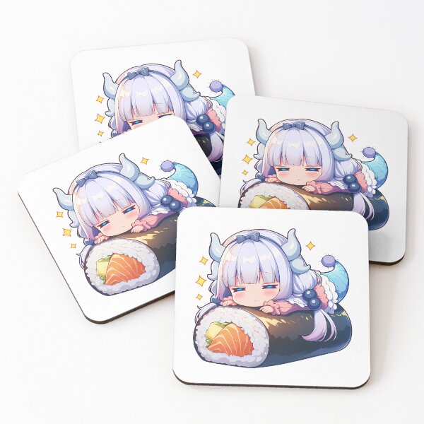 Item preview, Miss Kobayashi Chibi Kawaii Kanna Kamui Dragon Maid Sushi Bliss designed and sold by TanglenRabbit.