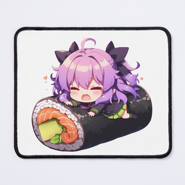 Item preview, Chibi Kawaii Hiiragi Shinoa Seraph End Sushi Play designed and sold by TanglenRabbit.