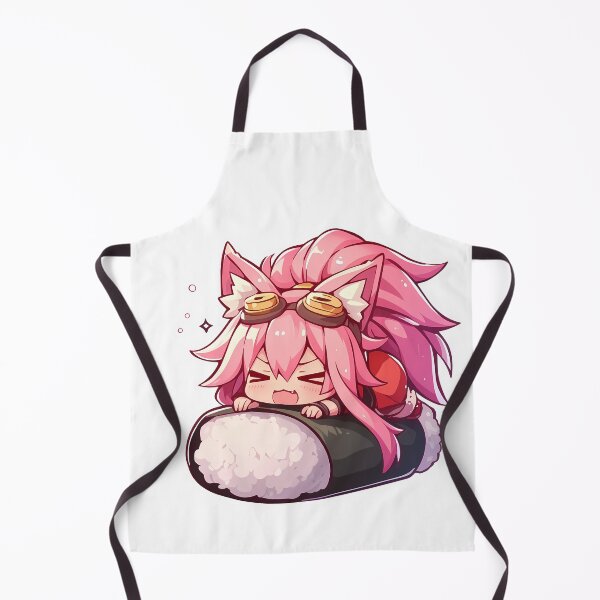 Item preview, Game Girl Chibi Kawaii Kokonoe Blazblue Sushi Sparkle designed and sold by TanglenRabbit.