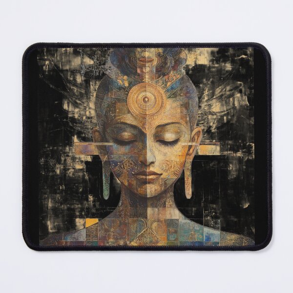 Item preview, Feminine Buddha Peaceful Goddess Head designed and sold by LabMandala.