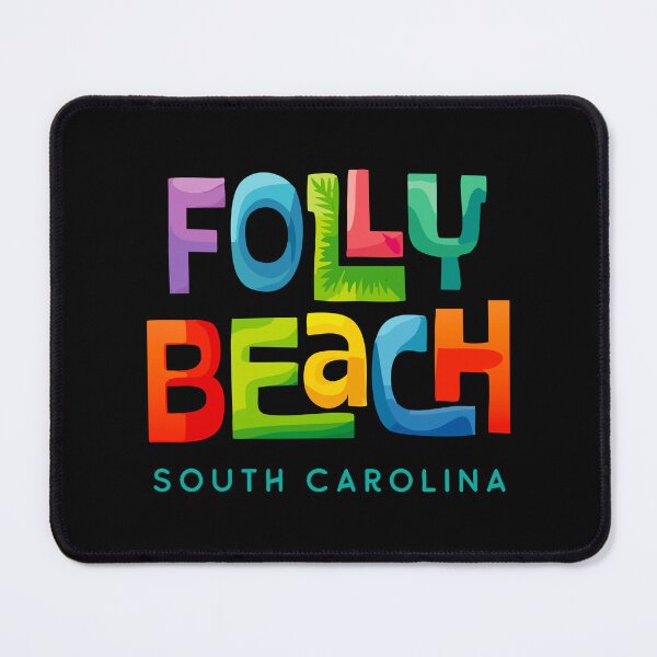 Item preview, Folly Beach South Carolina Retro Tropical Design designed and sold by Futurebeachbum.