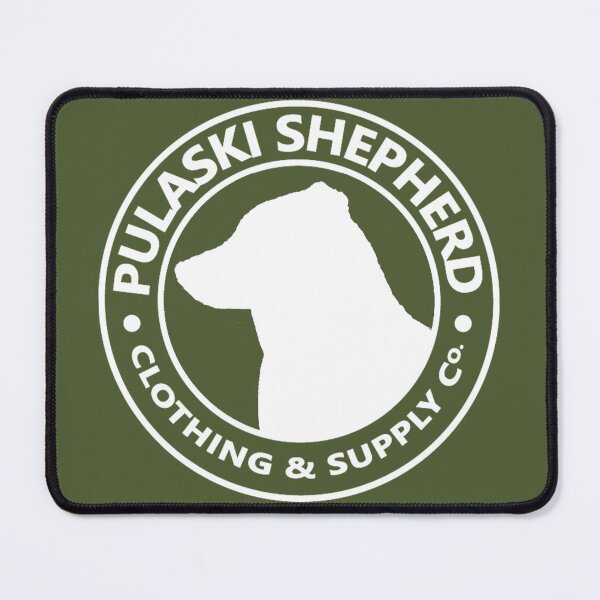 Item preview, Pulaski Shepherd Clothing & Supply Co. in White on Olive designed and sold by PSCSCo.