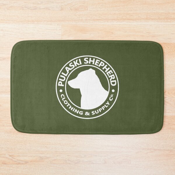 Item preview, Pulaski Shepherd Clothing & Supply Co. in White on Olive designed and sold by PSCSCo.