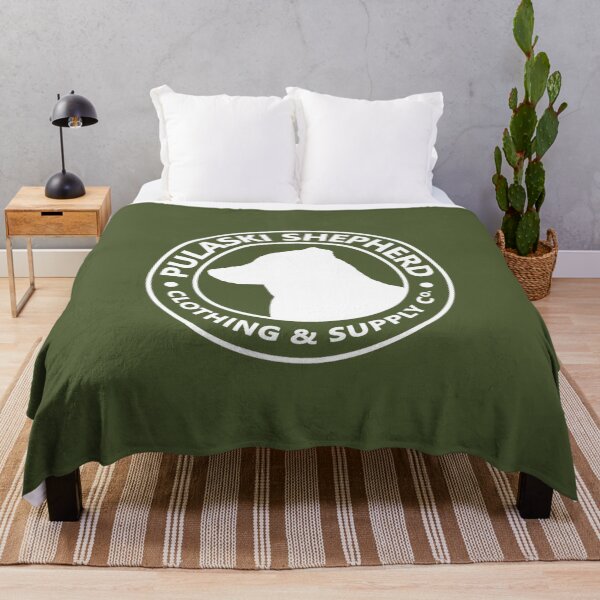 Item preview, Pulaski Shepherd Clothing & Supply Co. in White on Olive designed and sold by PSCSCo.