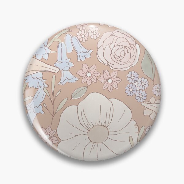 Item preview, Hedgie's Garden - Tonal - Pastel - Floral - Watercolour - Hand drawn designed and sold by frankiewallace.