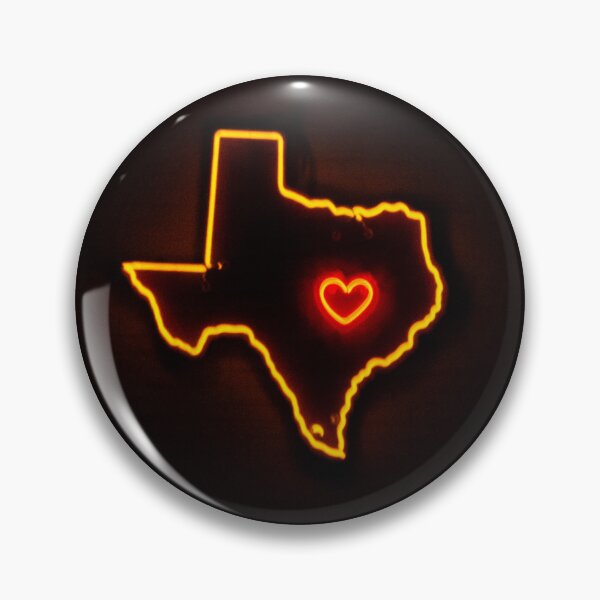 Item preview, Austin Texas Neon Sign with Heart – Lone Star State Pride designed and sold by BarrelbugDesign.