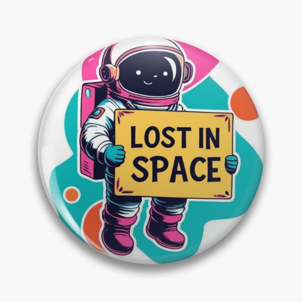 Item preview, Astronaut - Cosmic Minimal Sticker designed and sold by geekis.
