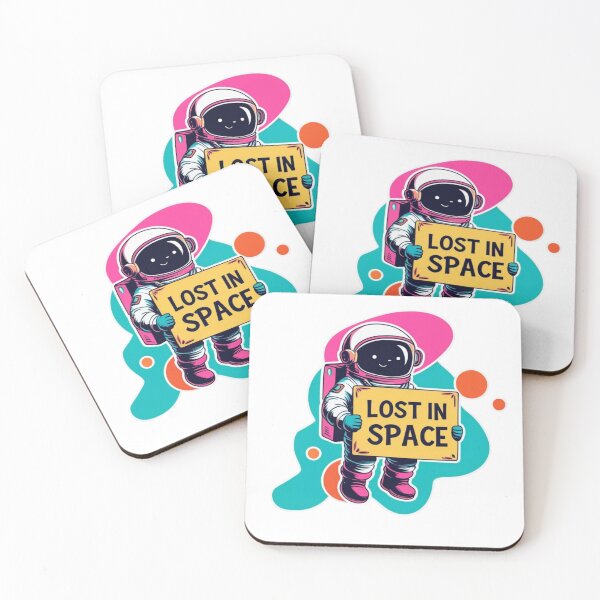 Item preview, Astronaut - Cosmic Minimal Sticker designed and sold by geekis.